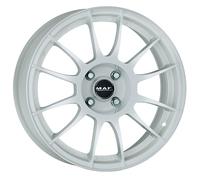 ALLOY WHEEL MAK XLR FOR CHEVROLET AVEO 7.5X18 4X100 GLOSS WHITE PXQ