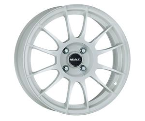 ALLOY WHEEL MAK XLR FOR TOYOTA YARIS VERSO 7X16 4X100 GLOSS WHITE 2C7