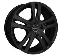 ALLOY WHEEL MAK ZENITH FOR FORD FIESTA ST 6.5X15 4X108 GLOSS BLACK 7NM