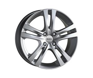 ALLOY WHEEL MAK ZENITH FOR PEUGEOT 206 6.5X15 4X108 LIGHT TITAN EVE