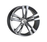 ALLOY WHEEL MAK ZENITH FOR VOLKSWAGEN POLO V CROSS 5.5X14 5X100 LIGHT TITAN W1G