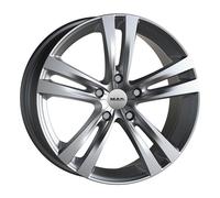 ALLOY WHEEL MAK ZENITH FOR SAAB 9-5 6.5X16 5X112 LIGHT TITAN EN8