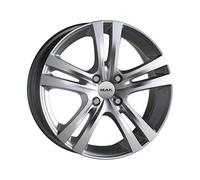 ALLOY WHEEL MAK ZENITH FOR FIAT ABARTH 500 7X17 4X100 LIGHT TITAN 7G0