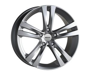 ALLOY WHEEL MAK ZENITH FOR VOLVO V40 6.5X16 5X108 LIGHT TITAN OZ3