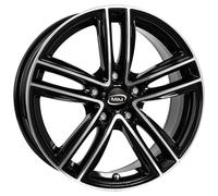 ALLOY WHEEL MIM REAL ECE FOR VOLKSWAGEN GOLF IV 6 15 5 100 38 BLACK POLISH 3N0