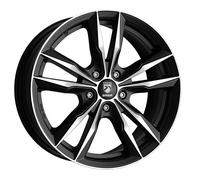 ALLOY WHEEL MOMO FAST 8X18 5X112 MATT BLACK POLISHED 286