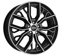 ALLOY WHEEL MOMO MASSIMO 8X18 5X112 MATT BLACK POLISHED PFI