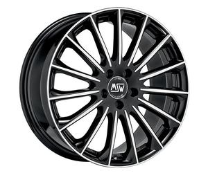 ALLOY WHEEL MSW MSW 30 FOR VOLVO XC70 7,5X18 5X108 GLOSS BLACK FULL POLISHED FM4