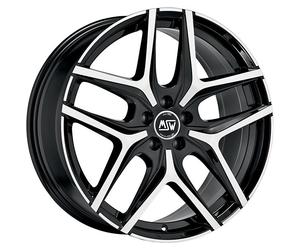ALLOY WHEEL MSW MSW 40 FOR VOLKSWAGEN CADDY LIFE 7X17 5X112 GLOSS BLACK FULL PO