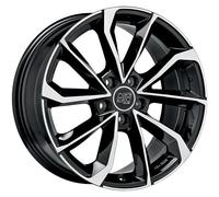 ALLOY WHEEL MSW MSW 42 FOR MERCEDES-BENZ CLASSE C 7.5X17 5X112 GLOSS BLACK 6UD