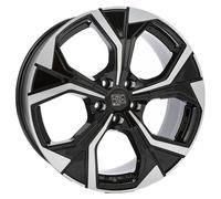 ALLOY WHEEL MSW MSW 43 FOR SKODA ELROQ 8X19 5X112 GLOSS BLACK FULL POLISHED GAS