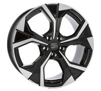 ALLOY WHEEL MSW MSW 43 FOR VOLKSWAGEN GOLF V PLUS 8X19 5X112 GLOSS BLACK FU VS1