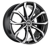 MSW Urban Cross 48 Alloy Wheel 19x8 ET35 5x127 Gloss Black Full Polished 71.6...
