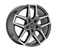 ALLOY WHEEL MSW MSW 52 FOR HYUNDAI IX55 8.5X20 5X114.3 GLOSS GUN METAL FULL P2R
