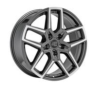 ALLOY WHEEL MSW MSW 52 FOR HYUNDAI IX55 8.5X20 5X114.3 GLOSS GUN METAL FULL P2R