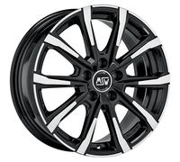 MSW 79 GLOSS BLACK FULL POLISHED ALLOY WHEEL 16x6.5 ET45 5x108