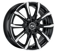 MSW All Season 79 Alloy Wheel 17x7 ET51 5x100 Gloss Black Full Polished 57.1m...