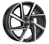 ALLOY WHEEL MSW MSW 80-4 FOR FIAT QUBO 6.5X16 4X98 GLOSS BLACK FULL POLISHED IEC