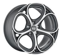 ALLOY WHEEL MSW MSW 82 FOR FIAT 500L 8X18 5X100 MATT GUN METAL FULL POLISHE DBN
