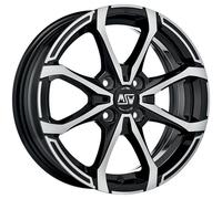 MSW X4 BLACK FULL POLISHED (GBFP) ALLOY WHEEL 14X5.5 ET35 4X100