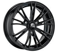 ALLOY WHEEL MSW X2 MSW FOR SMART FORTWO II SERIE 5.5X15 3X112 GLOSS BLACK 1D7
