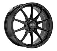 ALLOY WHEEL OZ RACING HYPER GT HLT FOR NISSAN LEAF 8X18 5X114.3 GLOSS BLACK PSP