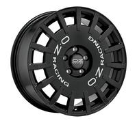 ALLOY WHEEL OZ RACING RALLY RACING FOR AUDI A1 8X17 5X100 GLOSS BLACK SILVE REP