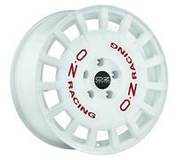ALLOY WHEEL OZ RACING RALLY RACING FOR HONDA JAZZ 8X17 4X100 RACE WHITE RED U47