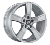 ALLOY WHEEL OZ RACING SAHARA 5 FOR SKODA YETI 8X18 5X112 FULL SILVER 15A