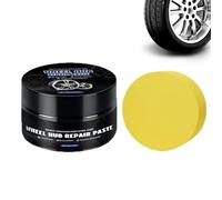 Alloy Wheel Repair Kit,100g Car Polish & Scratch Remover Kit for Cars, High-Gloss All-oy Wh-eel Cleaner with Sponge, Alloy Wheel Filler & Polish for Vehicle Scratch Repair, Car Scratch Repair Polish