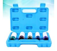 Alloy Wheel Socket Set 5 Pcs 17mm 19mm 21mm 22mm 15mm for Car