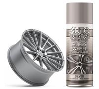 Alloy Wheel Spray Paint 400ml - Professional Quality Aerosol for Alloy Wheels - Chip & Fade Resistant, Smooth Satin Finish, Quick Drying Automotive Spray Paint for Cars & Bikes (Silver - 3174)