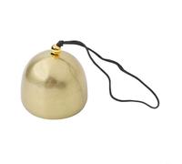 Alloy Wind Chime Bell Craft Pendant for DIY Projects and Beautiful Home Accents (Black rope)