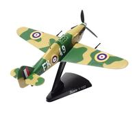 Alloy WWII UK Hurricane MKII Fighter Model Aircraft Model 1:110 Model Simulation Science Exhibition Model