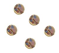 Alloy Years Americans Independence Day Pin Collection for History Buffs Historical Collectible Brooches