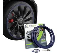 AlloyGator Purple Alloy Wheel Protectors to Avoid Kerb Scratches & Scuffs - Fits Up to 19" x 4 Wheels | Fits All Cars | Adhesive Free Car Exterior Accessory | 15 Colour Options
