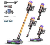 AlloyMove Cordless Vacuum Cleaner, 80Min/50Kpa/550W Vacuum Cleaner for Home, Rechargeable Stick Vacuum Cleaners with Wall-Mount Charging Station&Anti-Tangle, Lightweight Vacuum for Pet Hair/Carpet A05