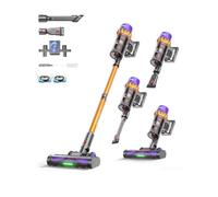 AlloyMove Cordless Vacuum Cleaner, 80Min/50Kpa/550W Vacuum Cleaner for Home, Rechargeable Stick Vacuum Cleaners with Wall-Mount Charging Station&Anti-Tangle, Lightweight Vacuum for Pet Hair/Carpet A05