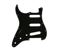 Allparts 0552 L33 Pickguard Strat Left 3 Layer, Black