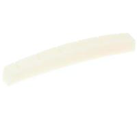 Allparts® BN-0206-000 Radised Slotted Bone Nut for Fender Style Guitars Bone Nut with Curved Underside Notched 1 Piece