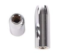 Allparts Bullet Truss Rod Nuts (2) for Fender - Chrome