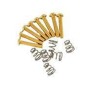 Allparts GS 0007-002 Pickup/Pickup Screws with Springs 8 Pieces Replacement and Small Parts for Electric Guitar Gold