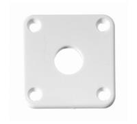 Allparts Jackplate for Electric Guitar White