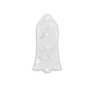 Allparts® PG-9485-055 Bell Sharp Truss Road Cover for Gibson LP Style Guitar 3-Ply 1 Piece White Pearl