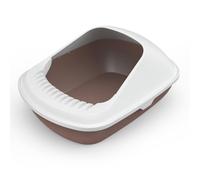 AllPetSolutions Cat Plastic Shell Litter Tray Toilet With Scoop Kitten Easy Cleaning Litter Tray | 50.5 x 38 x 23cm