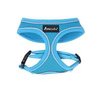 AllPetSolutions Dog Harness - Cool Pet Vest with Back D-Ring for Dog Lead Clips - Mesh Fabric Puppy Harness with Soft Padding - Training Stuff and Supplies for Small, Medium, Large Dogs - M, Blue