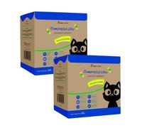 AllPetSolutions Low Dust Clumping Cat Litter 20L - Highly Absorbent, Odour Eliminating, Hygienic, Unscented Natural Bentonite Clay Cat Litter for All Kittens and Cat Breeds