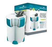 allpondsolutions 1400EF+ Aquarium External Fish Tank Water Filter with 9w UV Steriliser for Coldwater, Tropical or Marine Aquariums, for Tanks Up to 600 Litres Includes Filter Media - Full Kit