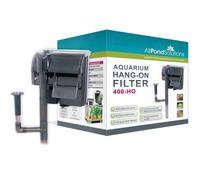 allpondsolutions 400 L/H Aquarium Hang On Fish Tank Filter - Small Nano Mini Hang on Back Waterfall Filter