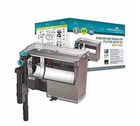 allpondsolutions 800 L/H Aquarium Hang On Back Fish Tank Filter with 5w UV Steriliser - Small Nano Mini Waterfall Filter